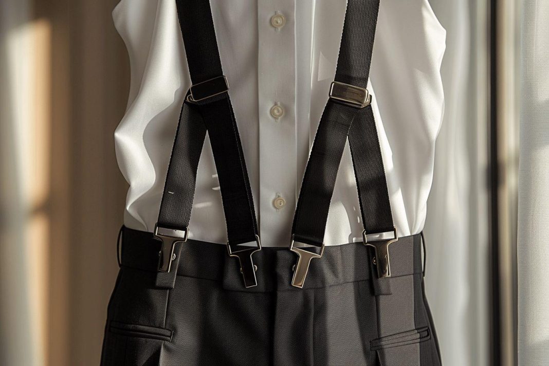 Bretelle homme noire, un accessoire devenu incontournable