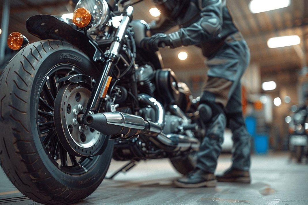 Comment changer le pneu d’une moto ?