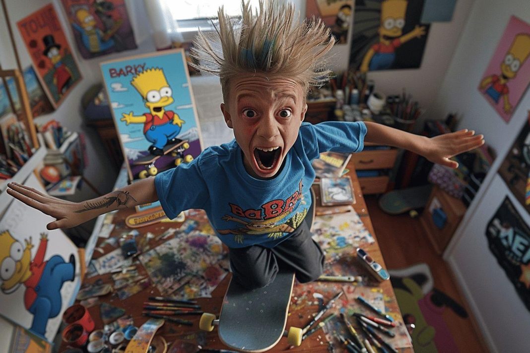 Comment dessiner bart simpson ?