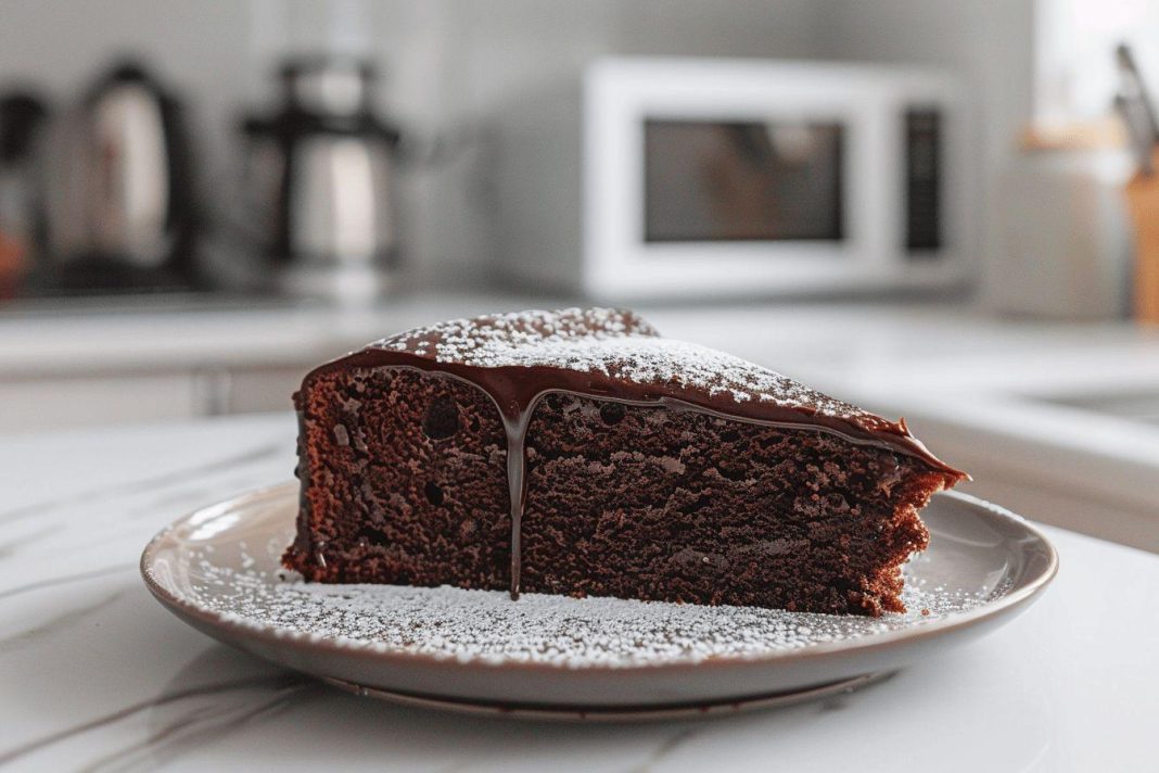 Gâteau au chocolat rapide : il faut le réaliser au micro-ondes !