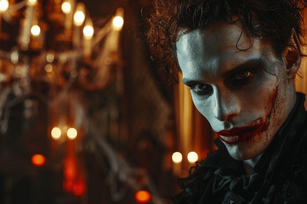 Le maquillage vampire homme est un grand classique du déguisement pour halloween
