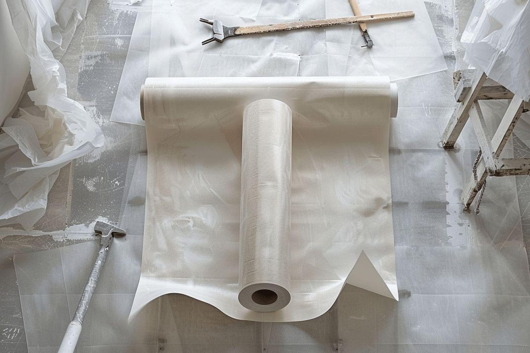Pose papier fibre de verre: Renforcer les murs et les plafonds